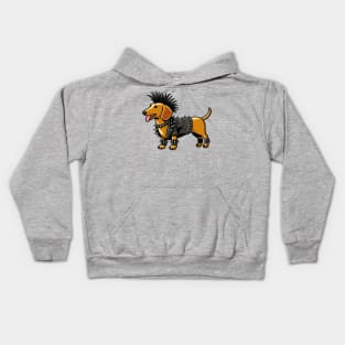 Punk Dog, get a job! Kids Hoodie